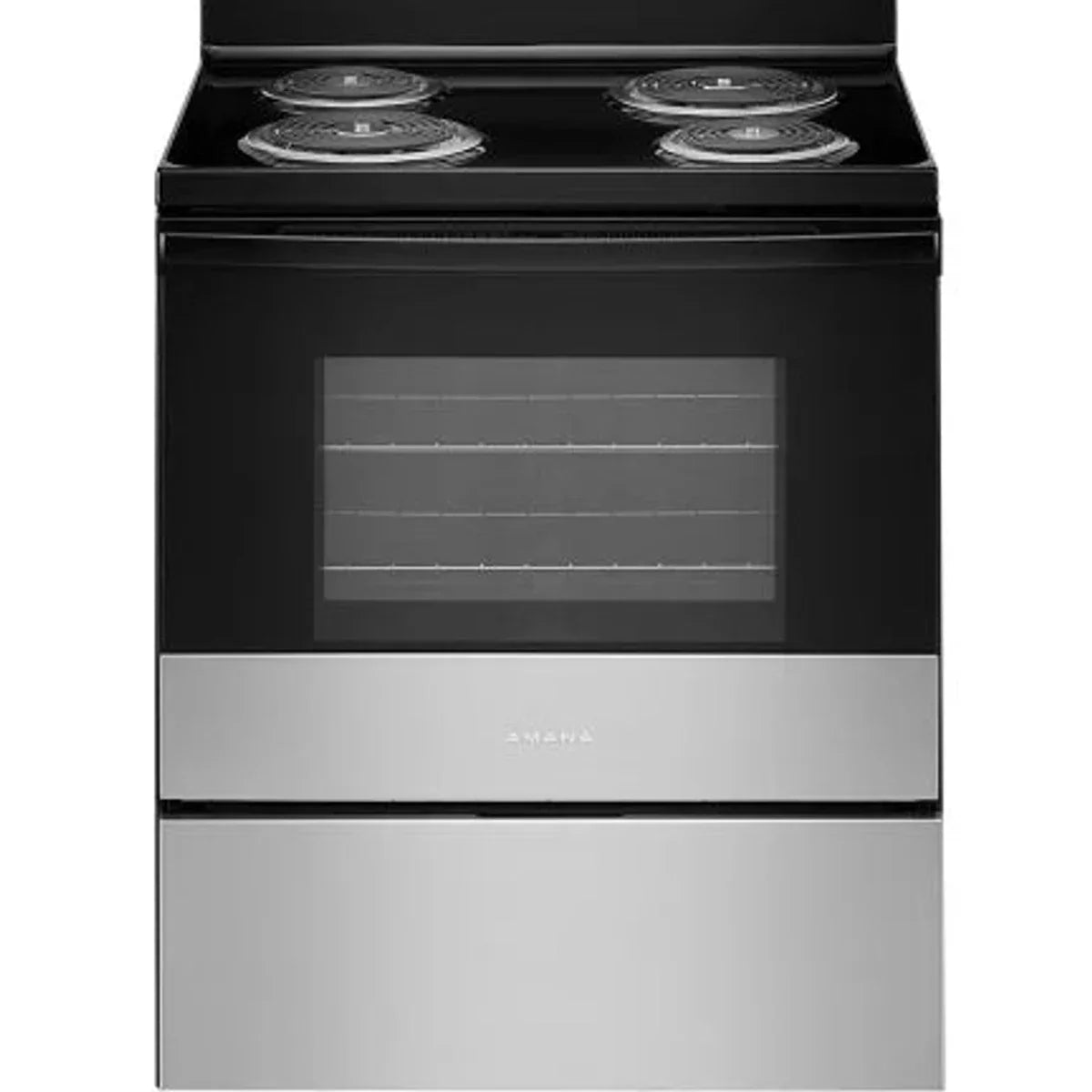 30 in. 4.8 cu ft. Electric 4 Element Range with Bake Assist