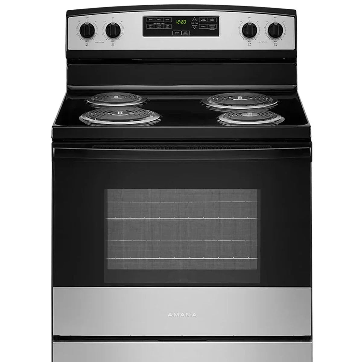30 in. 4.8 cu ft. Electric 4 Element Range with Bake Assist