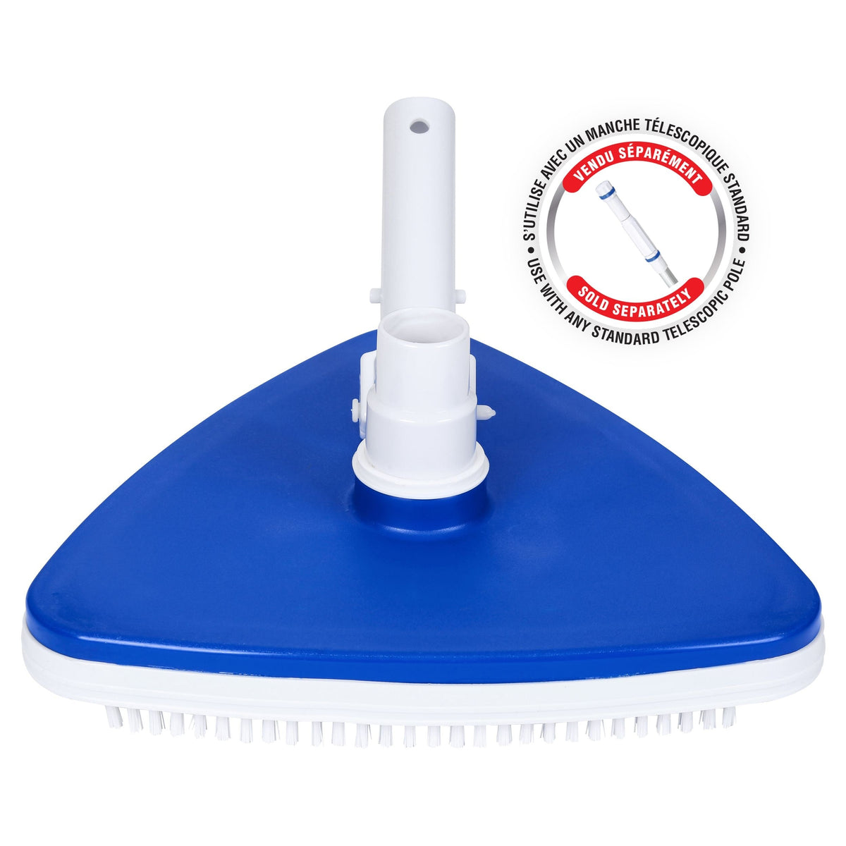 Triangular Pool Vacuum Head with Swivel Adapter