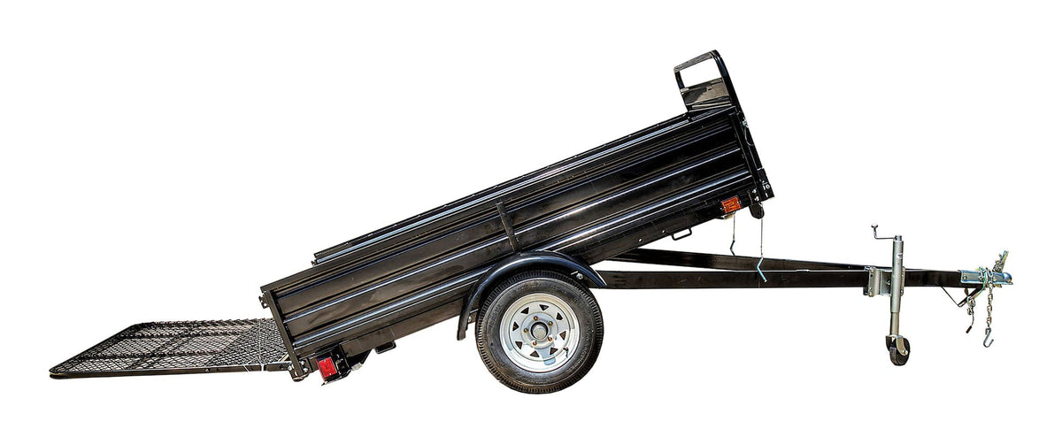 Mighty 5x7 Multi-Utility Boxed Trailer with Drop Down Gate