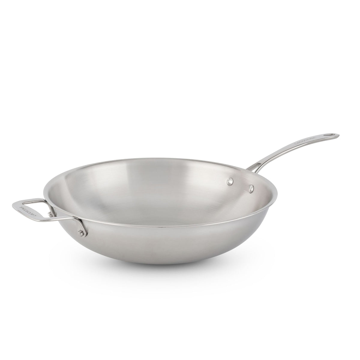 3-Ply Clad Commercial Wok Fry Pan, 32-cm