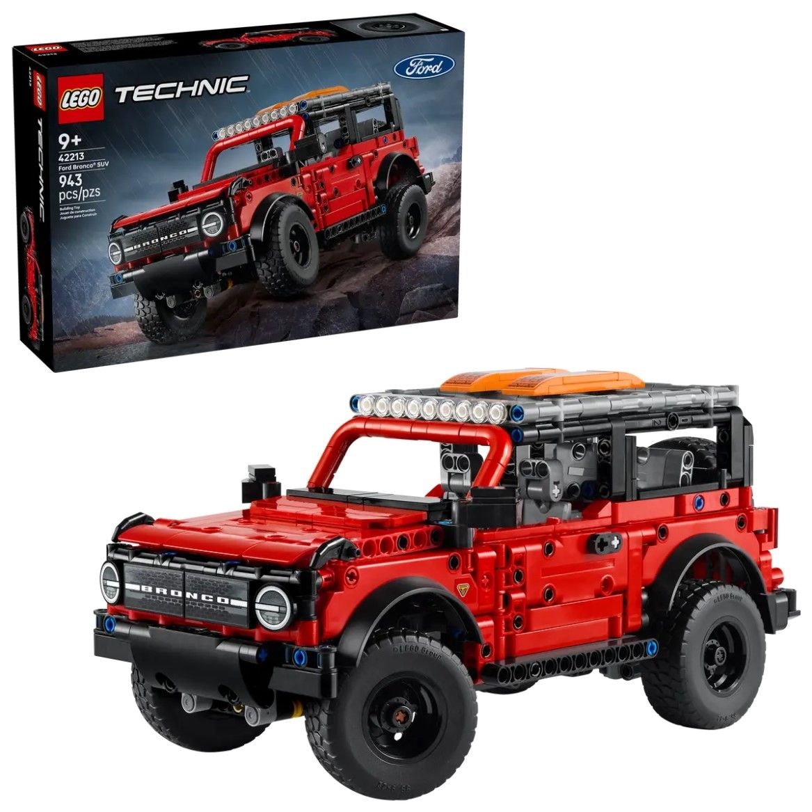 Technic Bronco SUV - 42213, 943-pcs, Ages 9+