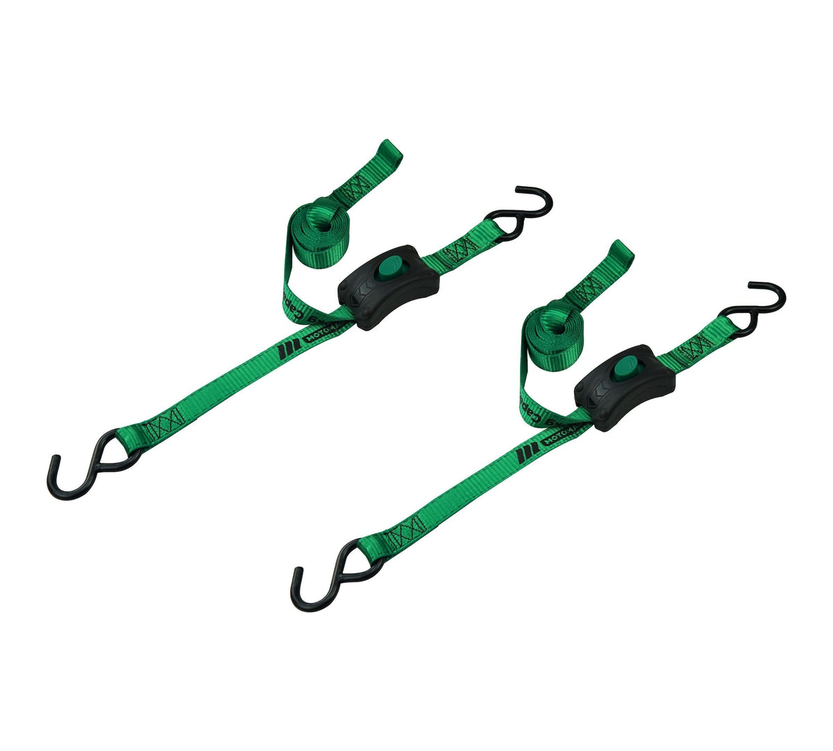 1,200-lb Cam Buckle Tie Down, Quick Release, 1-in x 6-ft, 2-pk