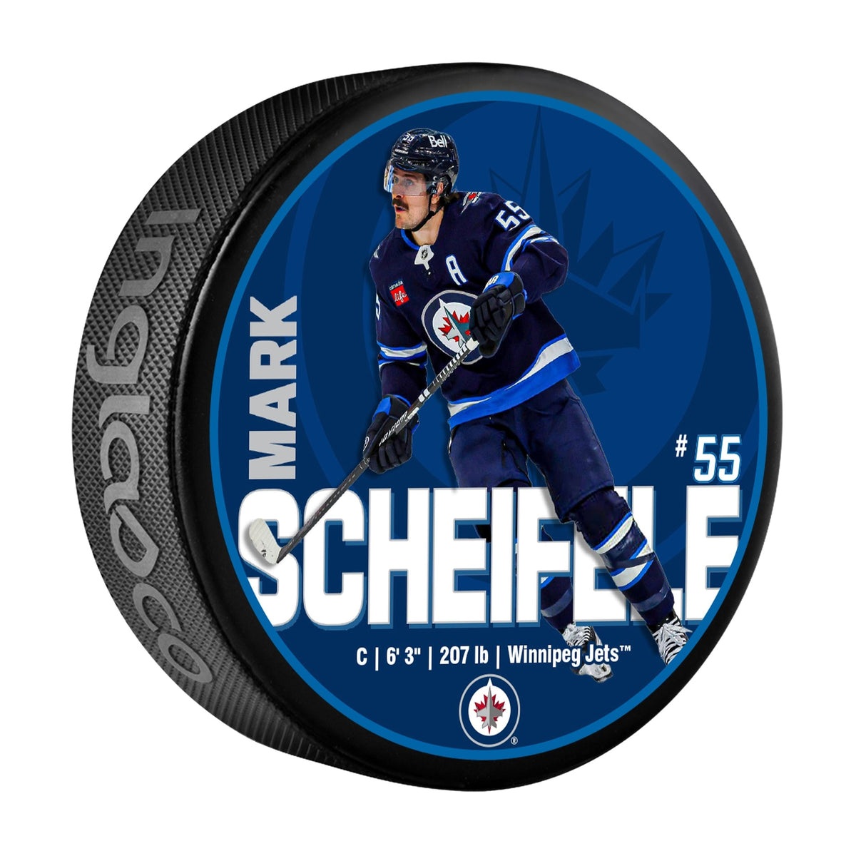 Mark Scheifele Hockey Puck, 6-oz