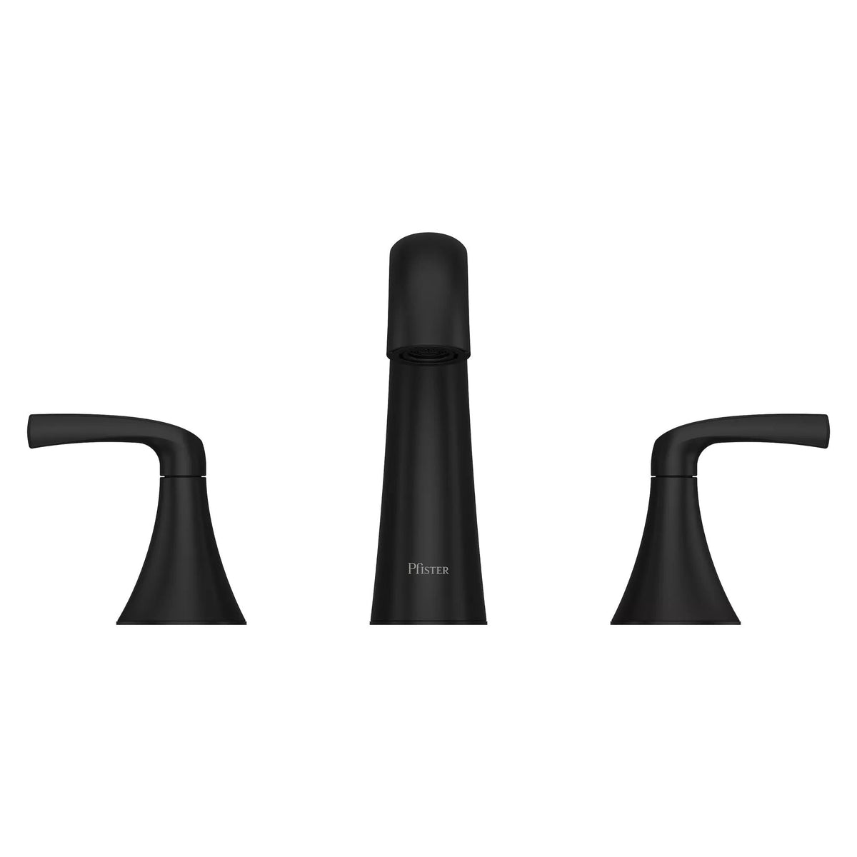 Rancho 8-in Widespread Bath Faucet, Matte Black