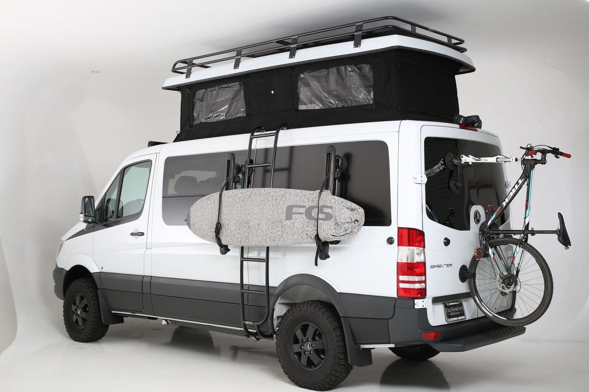 Roof-Mounted Surf & Paddle Board Rack, Black