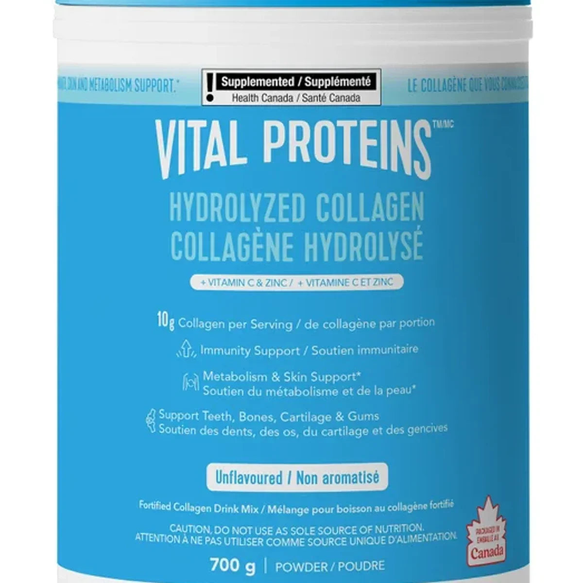Vital Proteins Hydrolyzed Collagen + Vitamin C & Zinc
