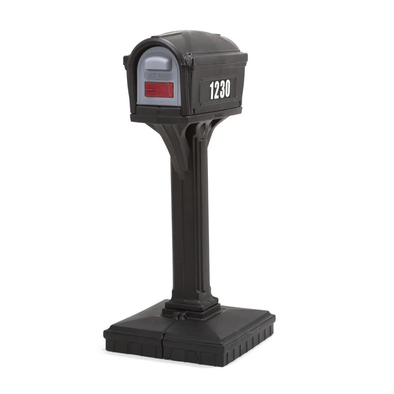 Classic Black Plastic Mailbox R9755