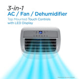 8,000 BTU Portable Air Conditioner up to 350 Sq.Ft