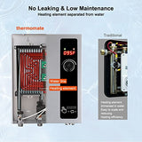 Electric Tankless Water Heater, 11kW at 240 Volt, On Demand Instant Hot Water Heater