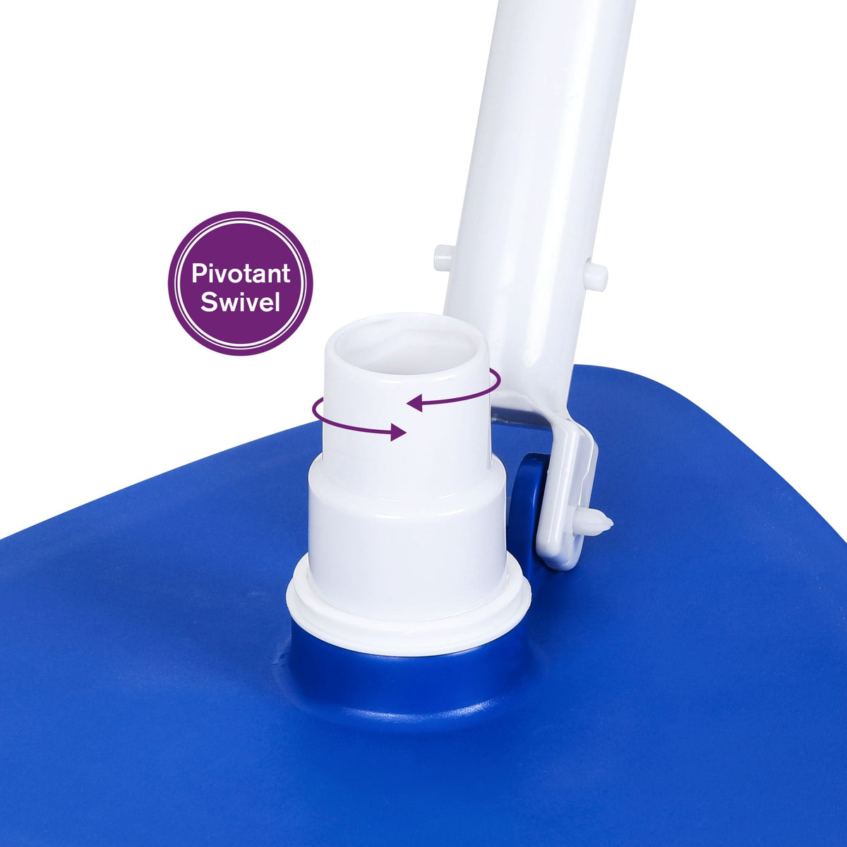 Triangular Pool Vacuum Head with Swivel Adapter