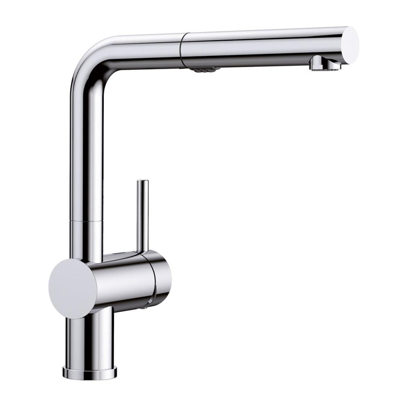 Linus Low Arc Pull-Out Dual-Spray Kitchen Faucet, Chrome V8529