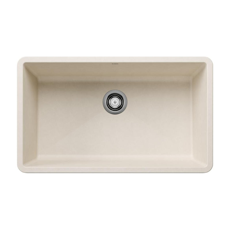 Precis 32-in Super Single Undermount Kitchen Sink, Soft White A4599
