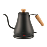 Electric Cordless Gooseneck Water Kettle with Auto Shut Off, Black, 0.8-L