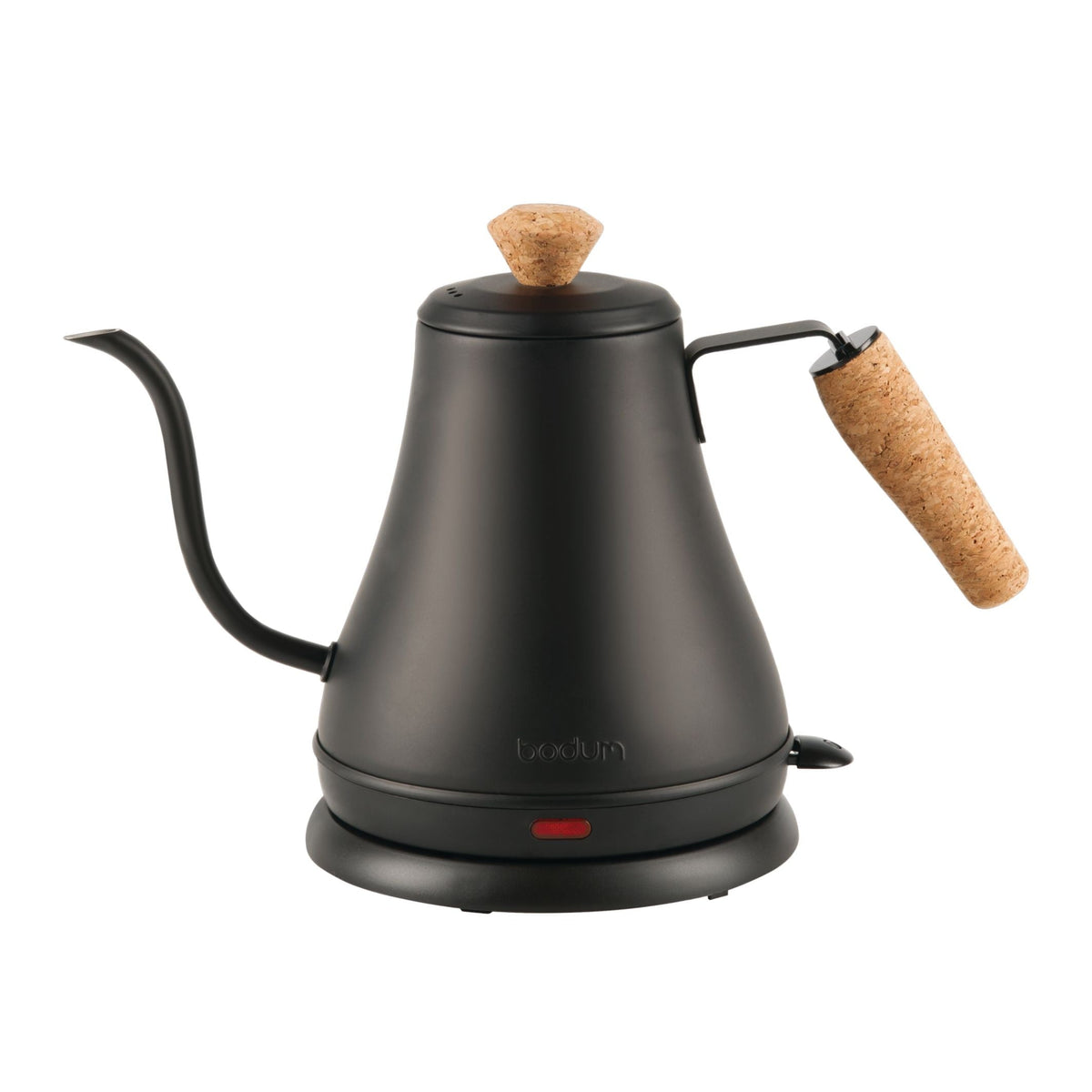 Electric Cordless Gooseneck Water Kettle with Auto Shut Off, Black, 0.8-L