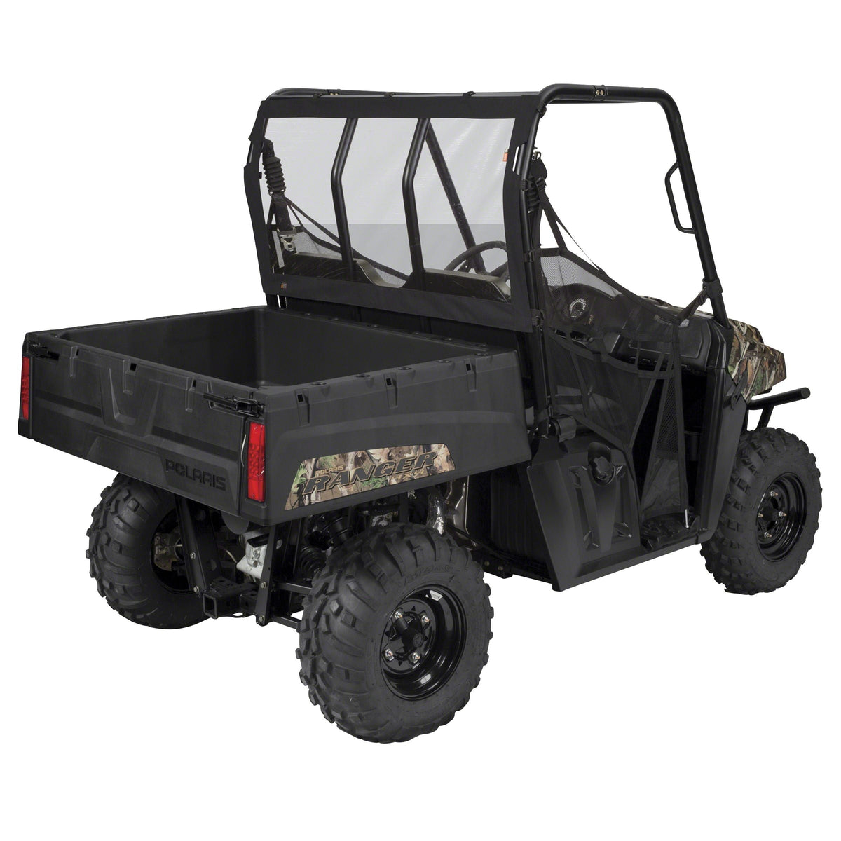 UTV Rear Windshield, Ranger Mid, Black