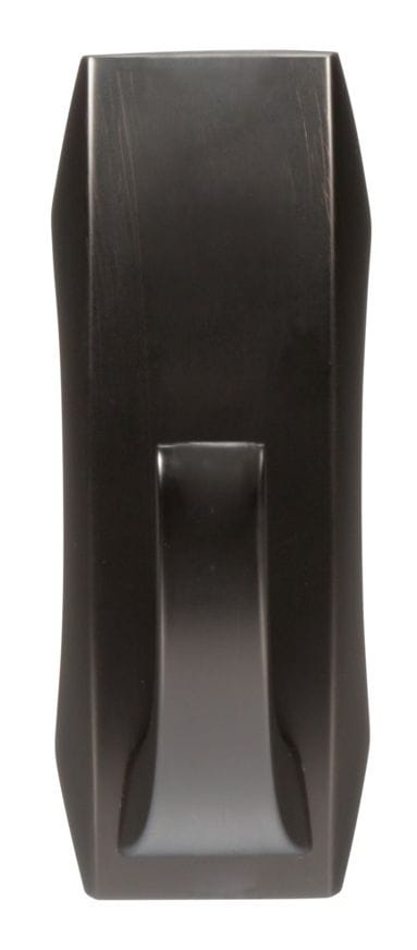 Large Metal Décor Hook with Adhesive Strips, Oil Rubbed Bronze, 5-lbs, 1 Strip per Pack
