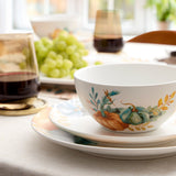 Lightweight Stoneware Harvest Dinnerware Set, Serves 4, 12-pc