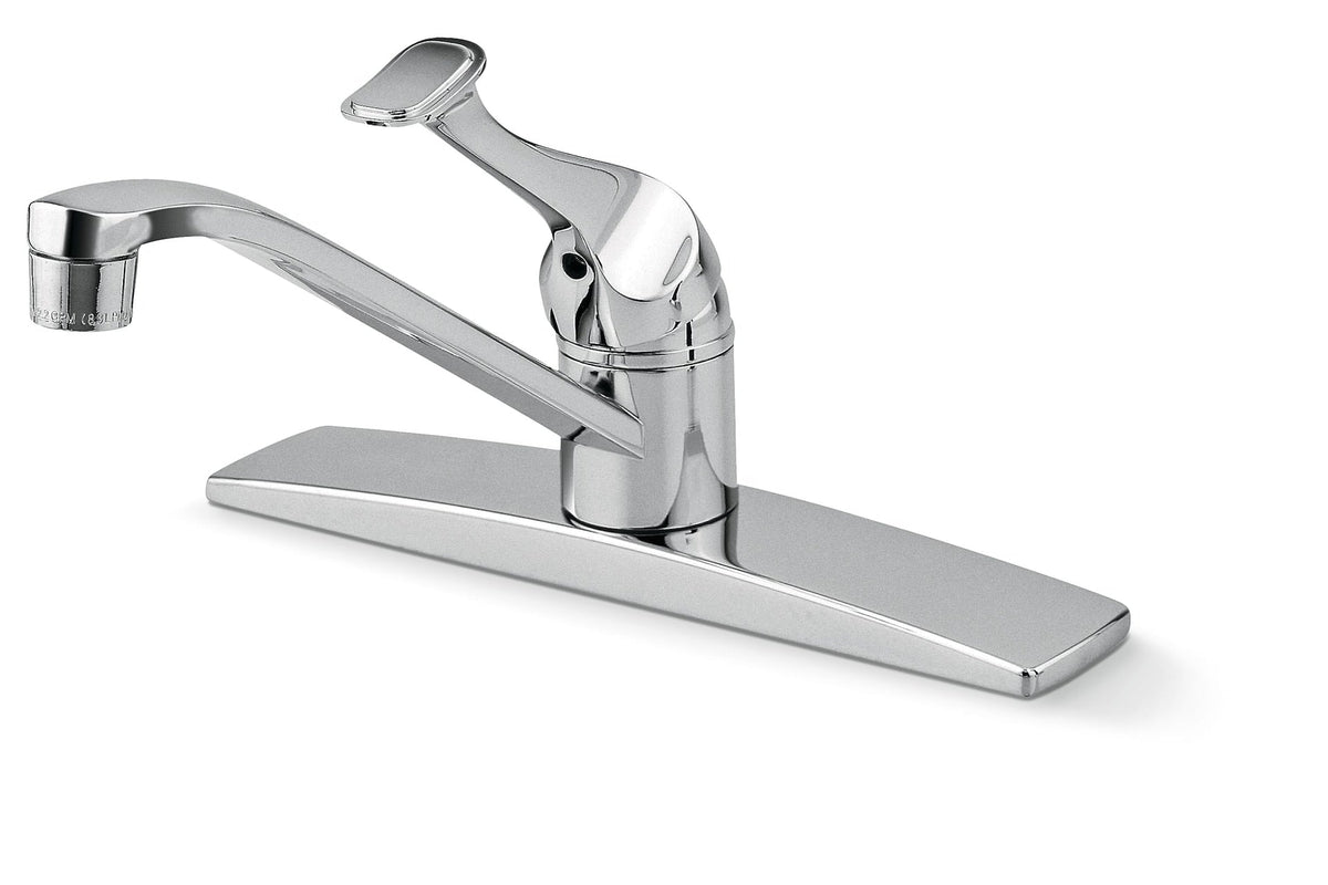 Single Handle Metal Lever Kitchen Faucet, Chrome
