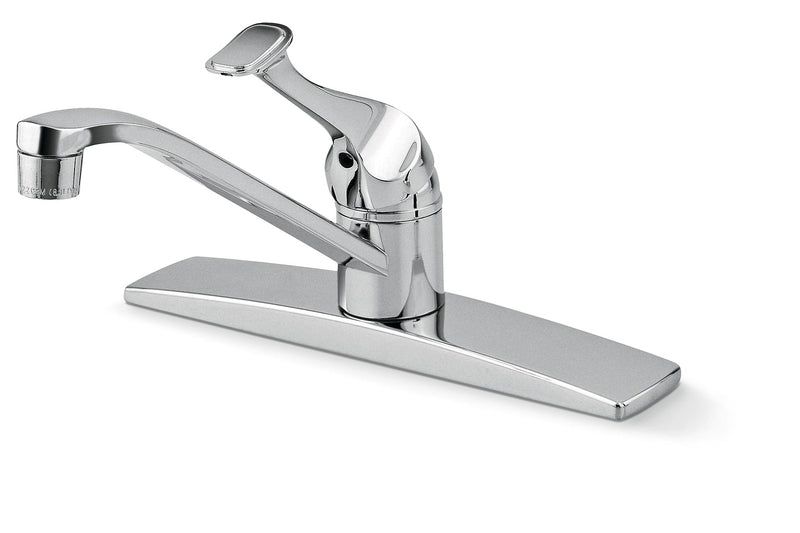 Single Handle Metal Lever Kitchen Faucet, Chrome L2016