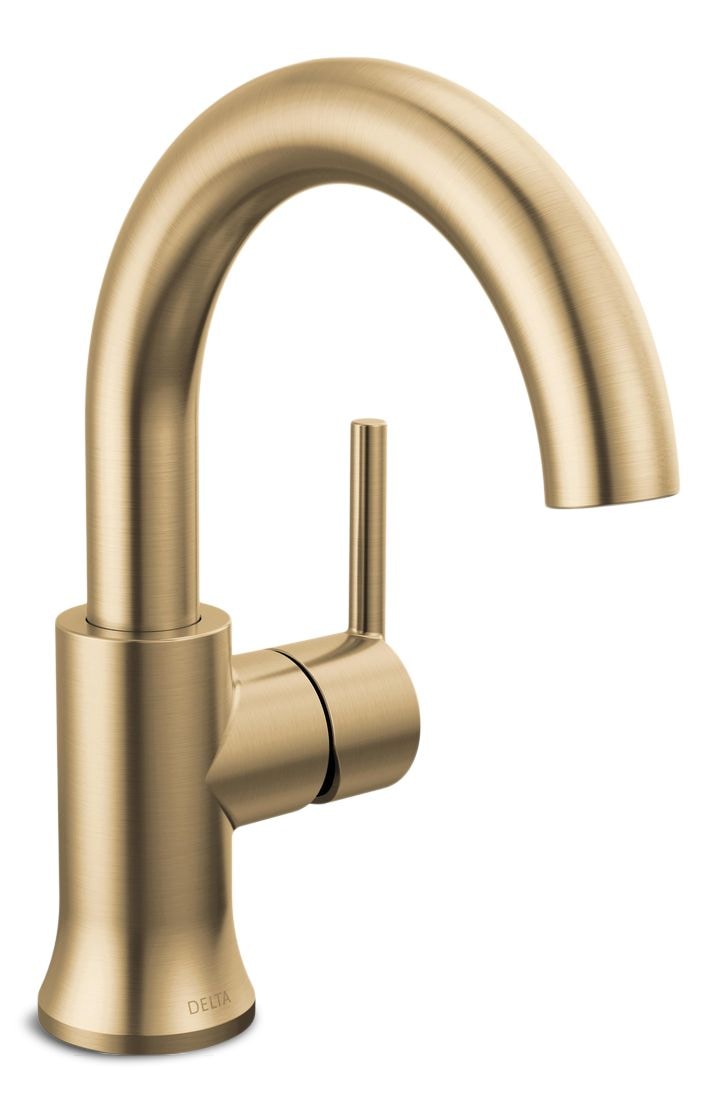 1-Handle High-Arc Lavatory Faucet, Champagne Bronze