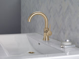 1-Handle High-Arc Lavatory Faucet, Champagne Bronze