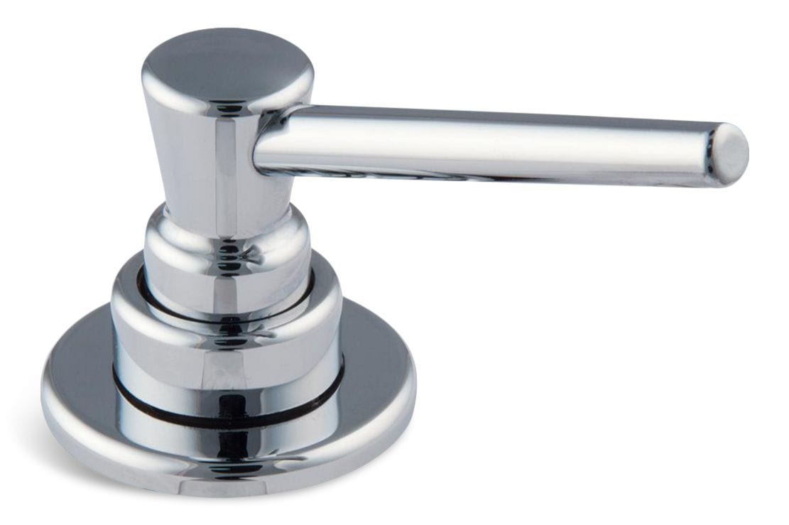 Faucet Soap/Lotion Dispenser with Refill Funnel, Chrome