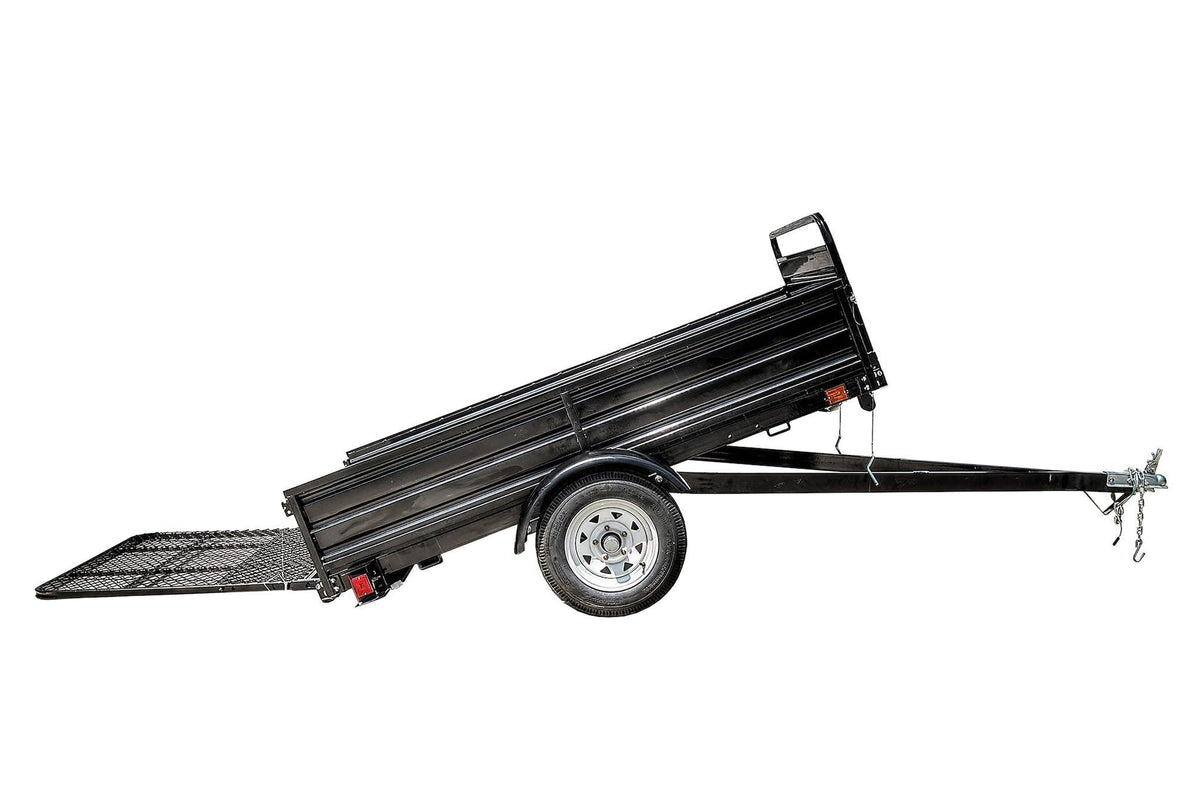 Mighty 5x7 Multi-Utility Boxed Trailer with Drop Down Gate