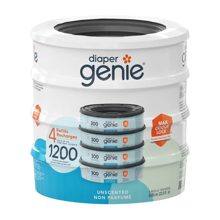 Unscented Round Refill, 4-pack N1609