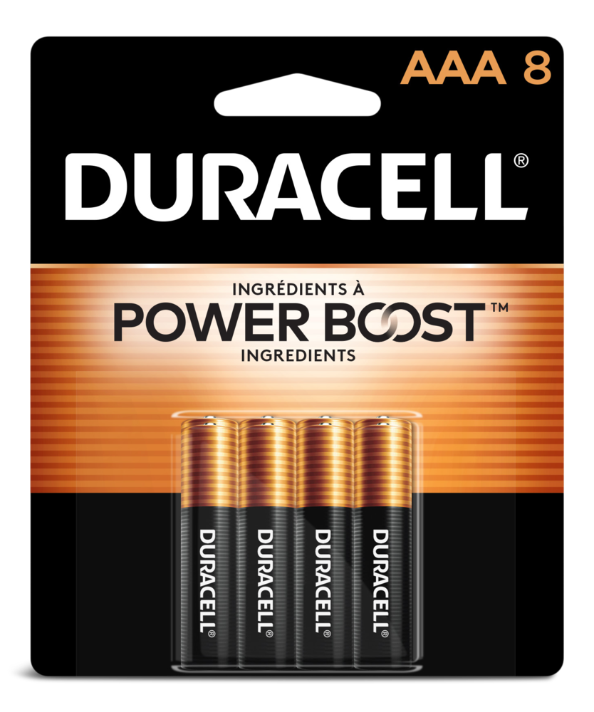 Coppertop AAA Alkaline Batteries, All Purpose, 8-pk