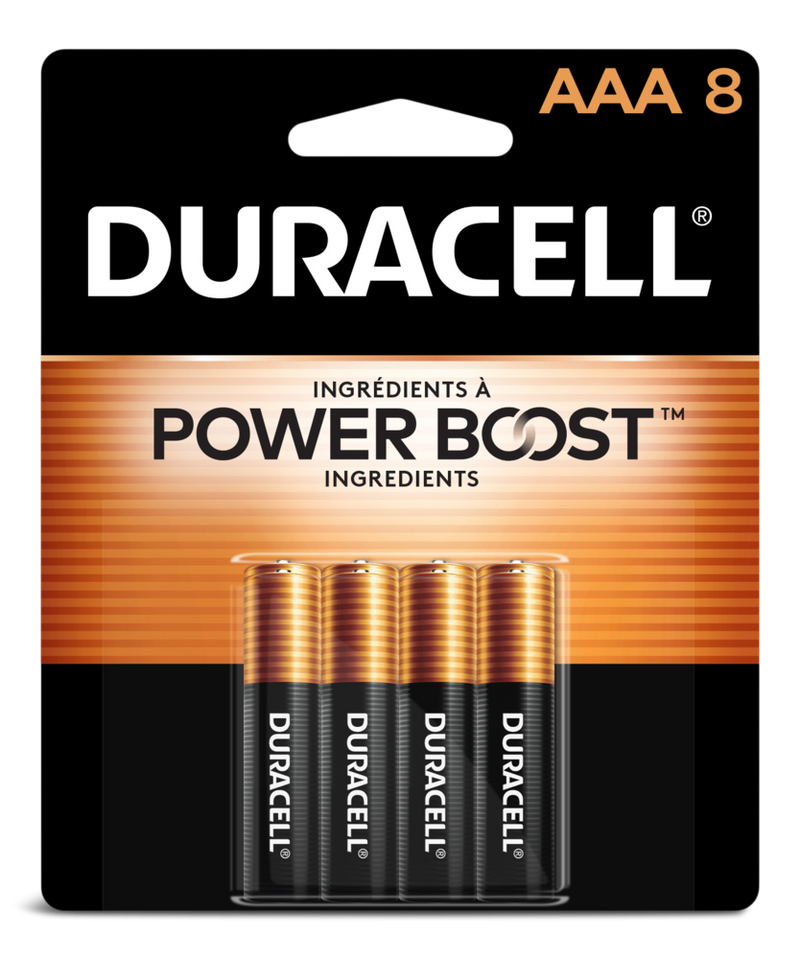 Coppertop AAA Alkaline Batteries, All Purpose, 8-pk T1268