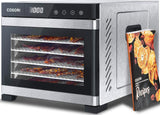 COSORI Food Dehydrator for Jerky, Large Drying Space with 6.48ft虏, 600W Dehydrated Dryer