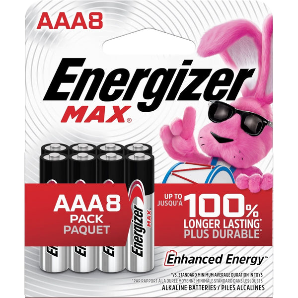 Max 8-pk AAA Alkaline Batteries, Long Lasting, All Purpose M539