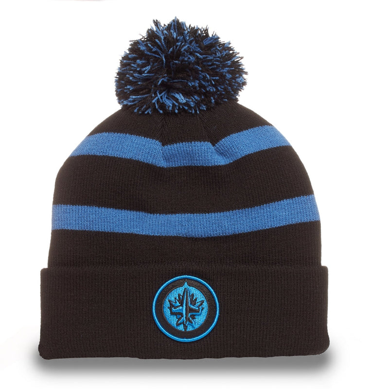 Fan Favorite Mass Breakaway Cuff Knit Pom Toque, Black, Adult I1971