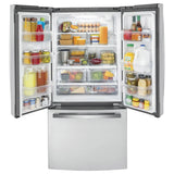 33 in. 18.6 cu.ft. Bottom Freezer Counter Depth Refrigerator with Internal Water Dispenser