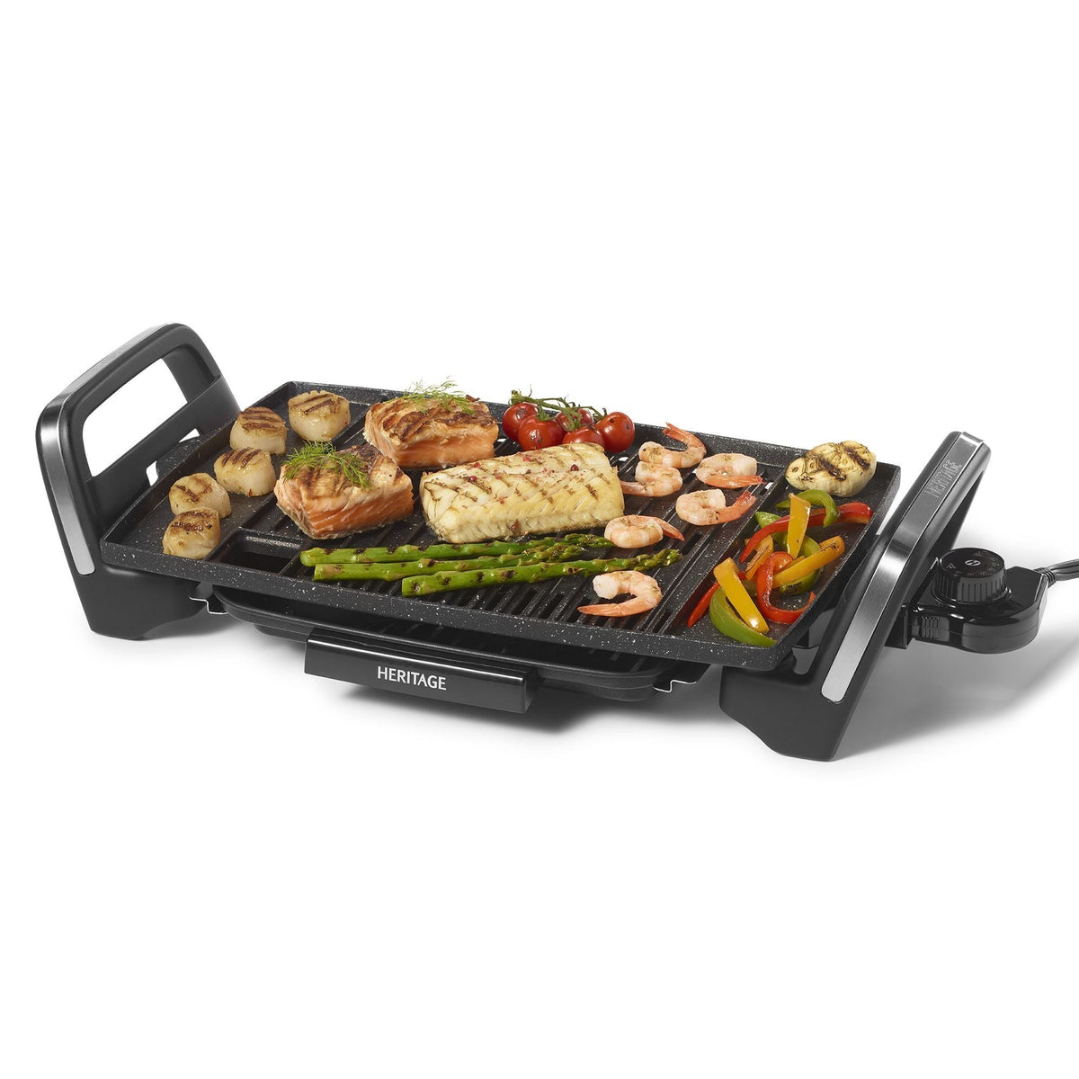 The Rock 1500W Non-Stick Smokeless Grill