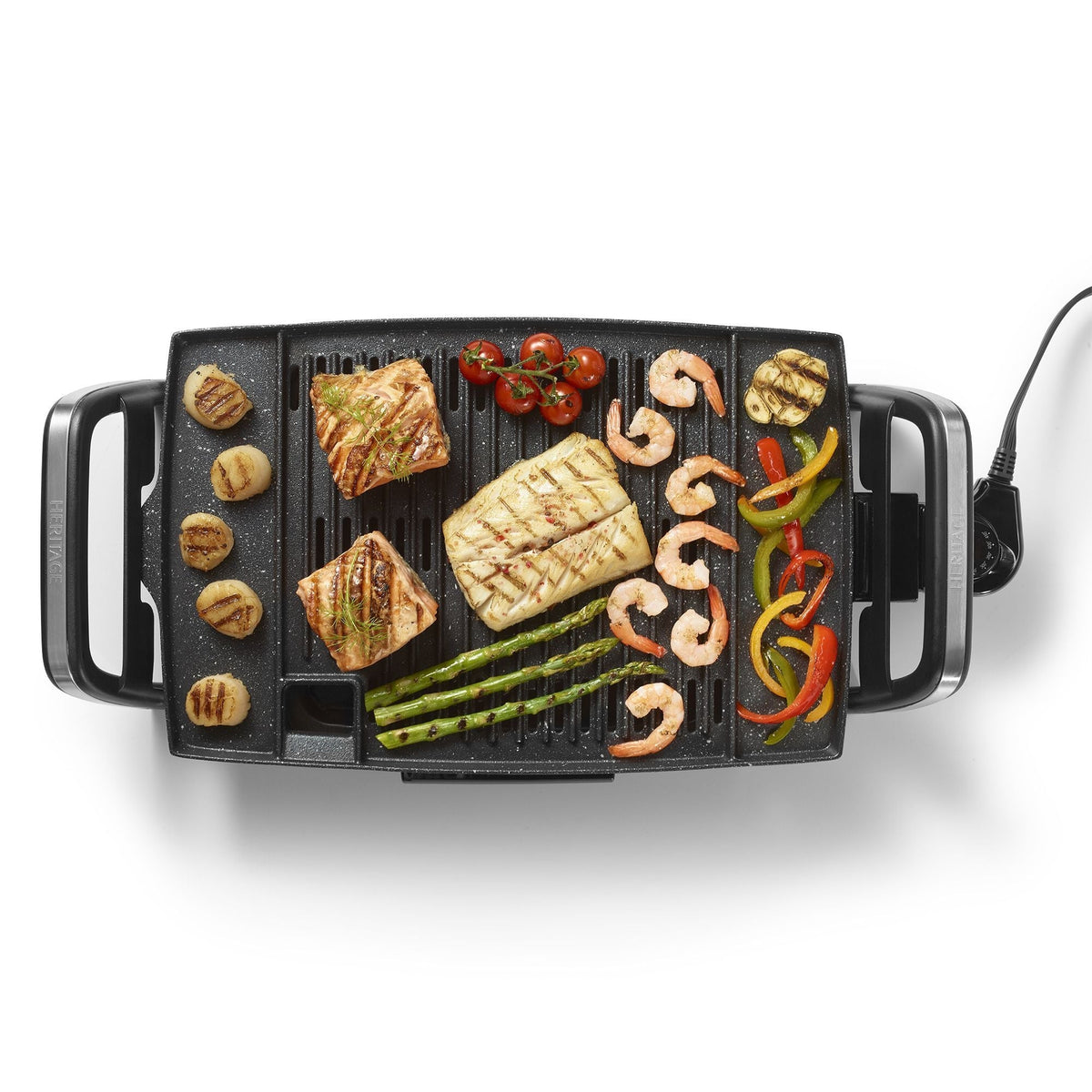 The Rock 1500W Non-Stick Smokeless Grill