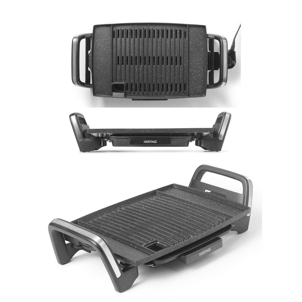 The Rock 1500W Non-Stick Smokeless Grill