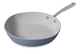 The Rock O Naturel Ceramic Frypan, Dishwasher & Oven Safe, Blue, 10-in