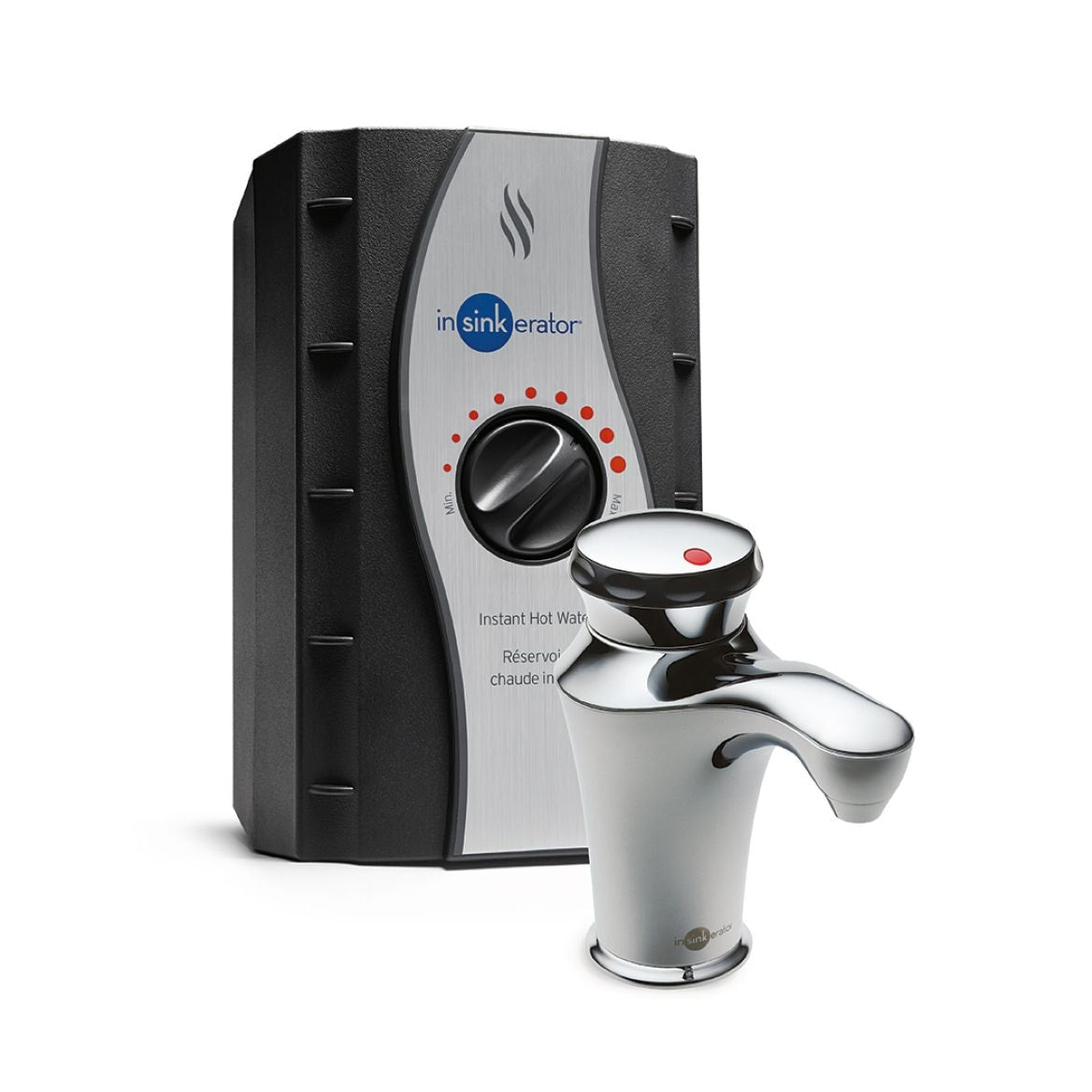 InVite Contour Instant Hot Water Dispenser System, Stainless Steel Tank Included, Chrome