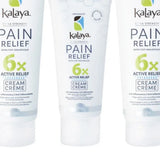 KaLaya 6x Extra Strength Pain Relief Cream, 2 x 120 g + 50 g