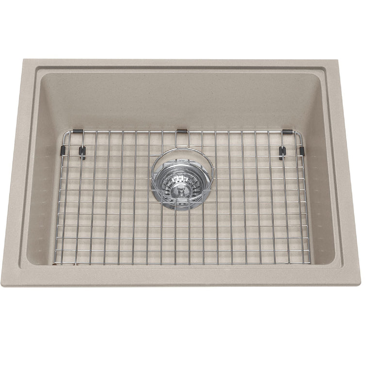 Mythos Kitchen Granite Undermount Single Sink, 23-in U8529