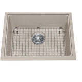 Mythos Kitchen Granite Undermount Single Sink, 23-in