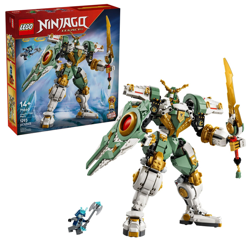 Lloyd’s Titan Mech 15th Anniversary Toy Building Set - 71860, 1293-pcs, Ages 14+ T3424