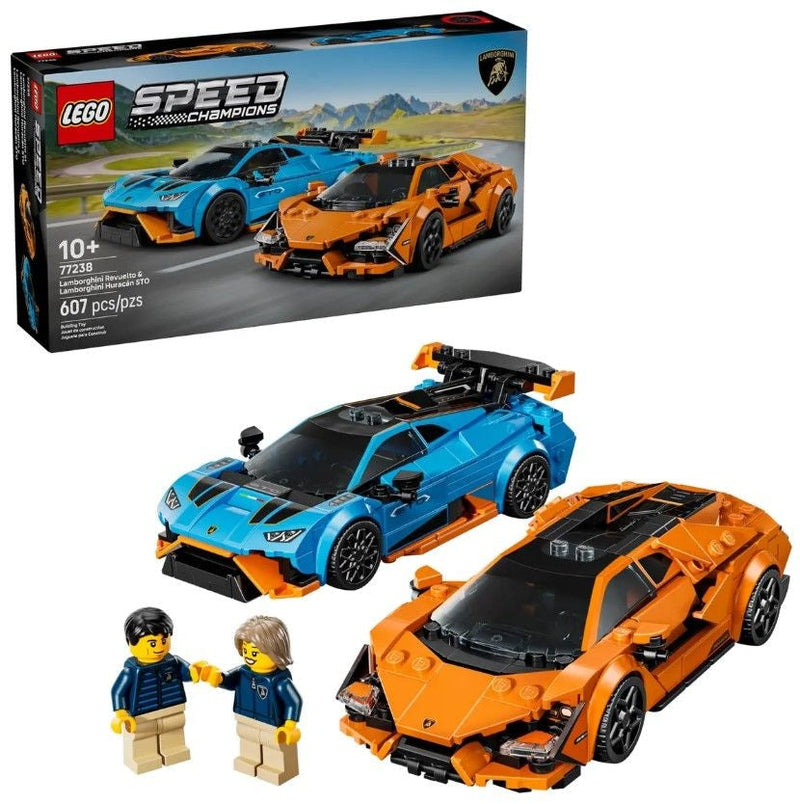 Speed Champions Revuelto & Huracán STO - 77238, 607-pcs, Ages 10+ R1006