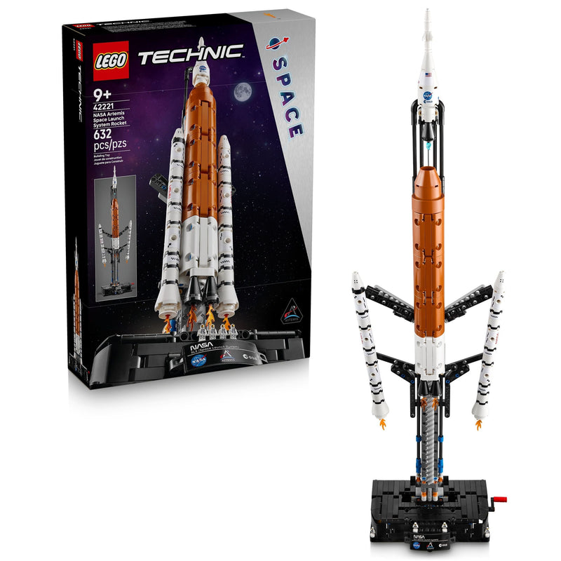 Technic NASA Artemis Space Launch System Rocket Model Building Set - 42221, 632-pcs, Ages 9+ K9091