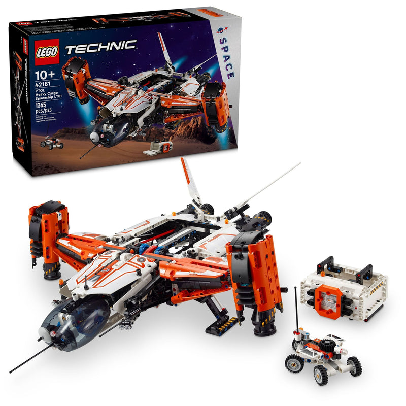 Technic VTOL Heavy Cargo Spaceship LT81 - 42181, 1365-pcs, Ages 10+ G7602