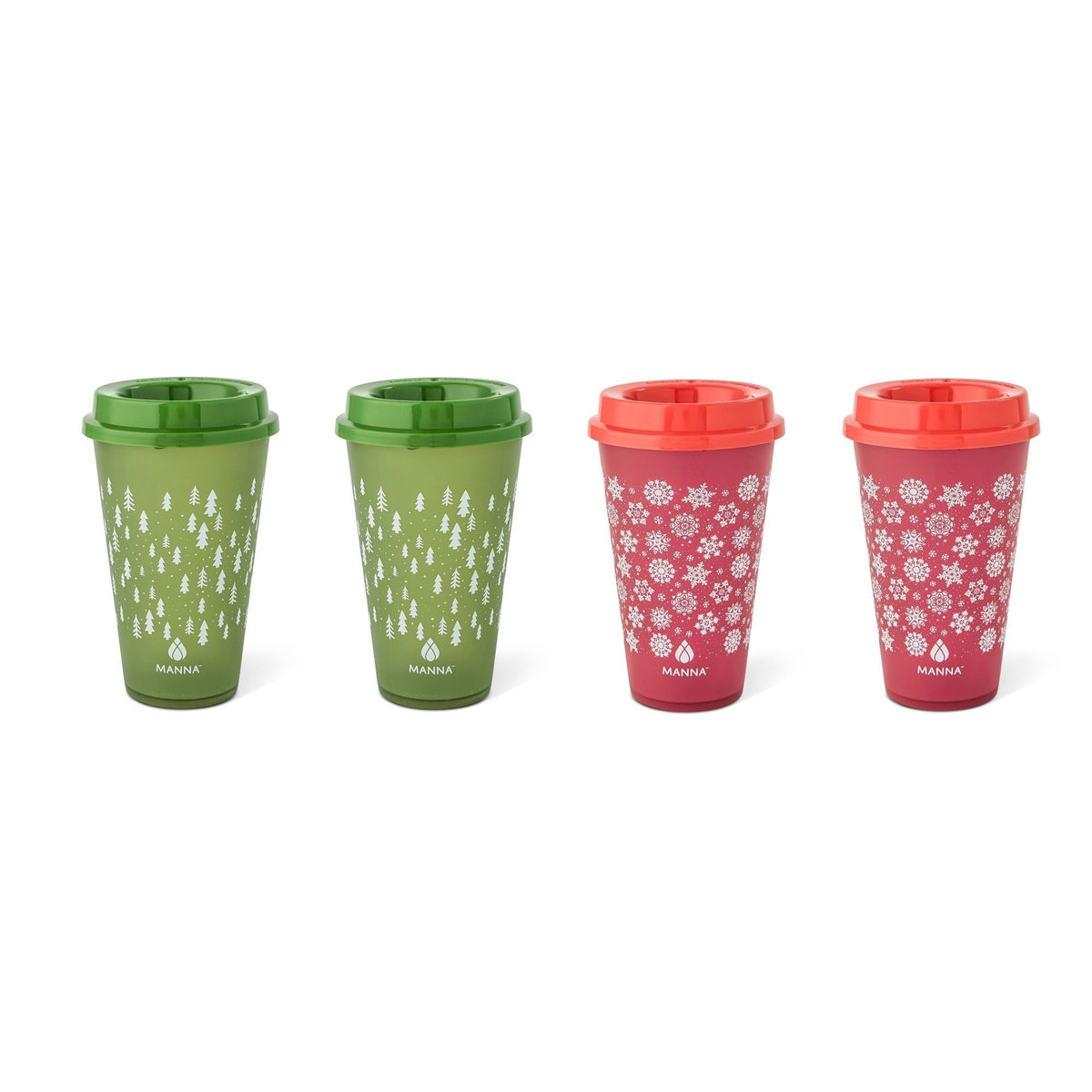 16-oz Reusable Colour-Changing Hot Cups, 4-pk