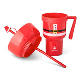 Stadium 946-mL Travel Tumbler with Santa Design