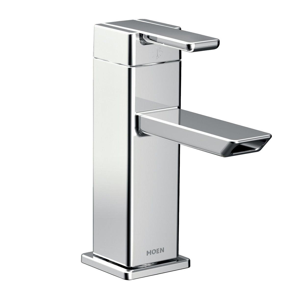 90-Degree 1-Handle Modern Lavatory Faucet, Chrome